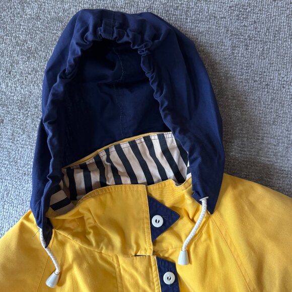 BRAEFAIR SPORT - Vintage Zip/Button Yellow/Navy/White Coat Men's Size Medium - Picture 3 of 10